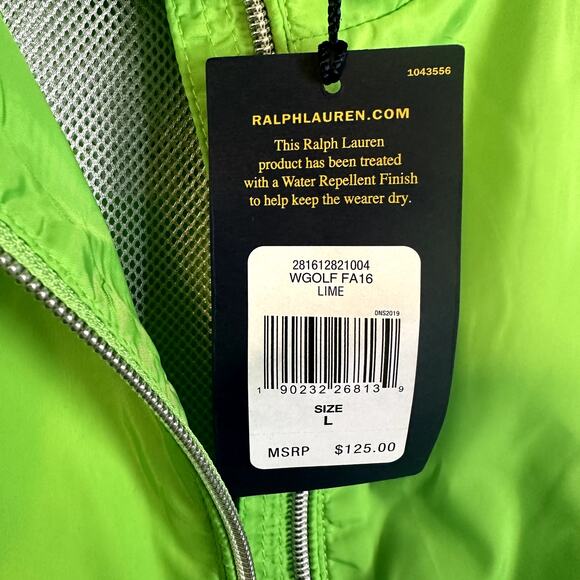 NWT Women's Ralph Lauren Polo Lime Green Vest MSRP $125 Large - Picture 3 of 9